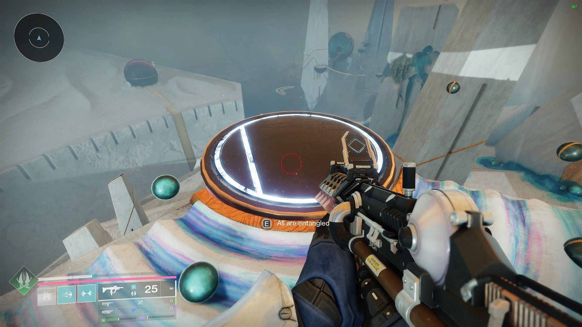 One of the three encounter nodes in Destiny 2: The Desert Perpetual opening (Image via Bungie)